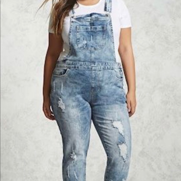 forever 21 plus size overalls